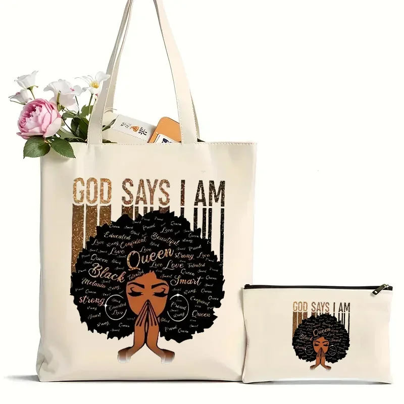 2Pcs Fashion Print Tote Bag Large Capacity Shoulder Bag Women's Casual Handbag for Work School Shopping Bags for Women
2Pcs Fashion Print Tote Bag Large Capacity Shoulder Bag Women's Casual Handbag for Work School Shopping Bags for Women