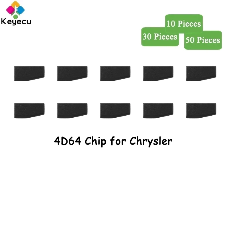 KEYECU 10 30 50 Pieces Carbon 4D64 Transponder Chip for Chrysler Remote & Transponder Key
KEYECU 10 30 50 Pieces Carbon 4D64 Transponder Chip for Chrysler Remote & Transponder Key