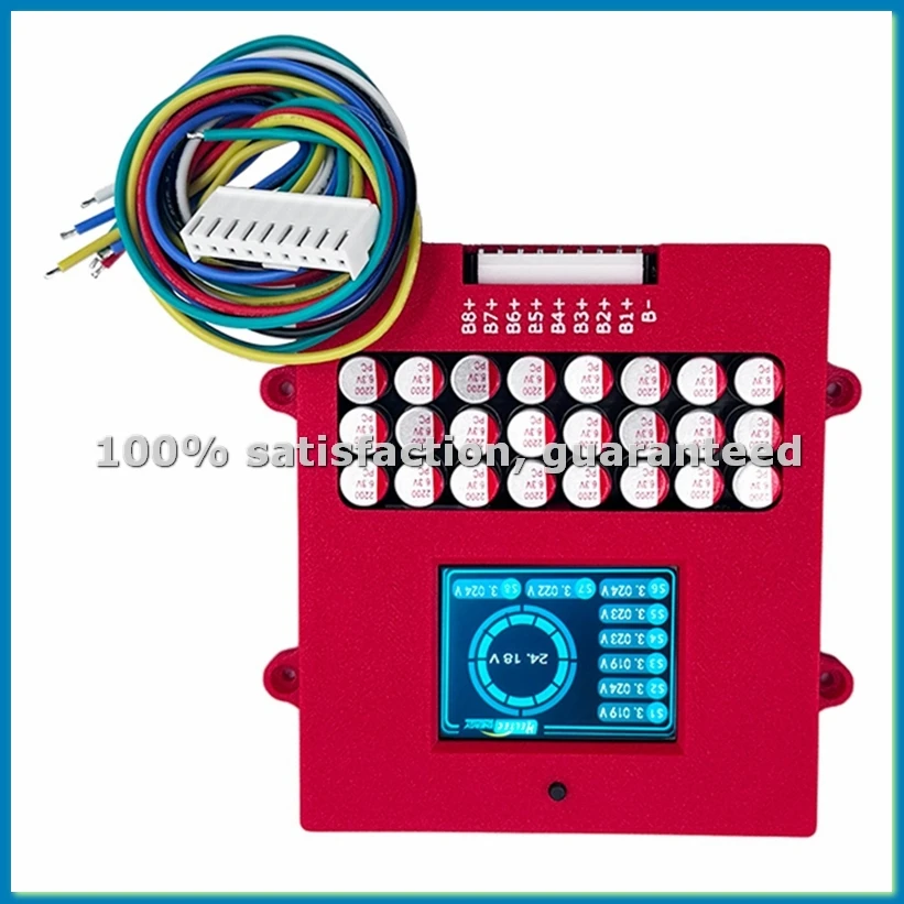 Lithium Lifepo4 8S Active Balancer with Voltage Display TFT Battery Voltage Tester 4S 6s 5a Energy Transfer Equalizer-A25R
Lithium Lifepo4 8S Active Balancer with Voltage Display TFT Battery Voltage Tester 4S 6s 5a Energy Transfer Equalizer-A25R