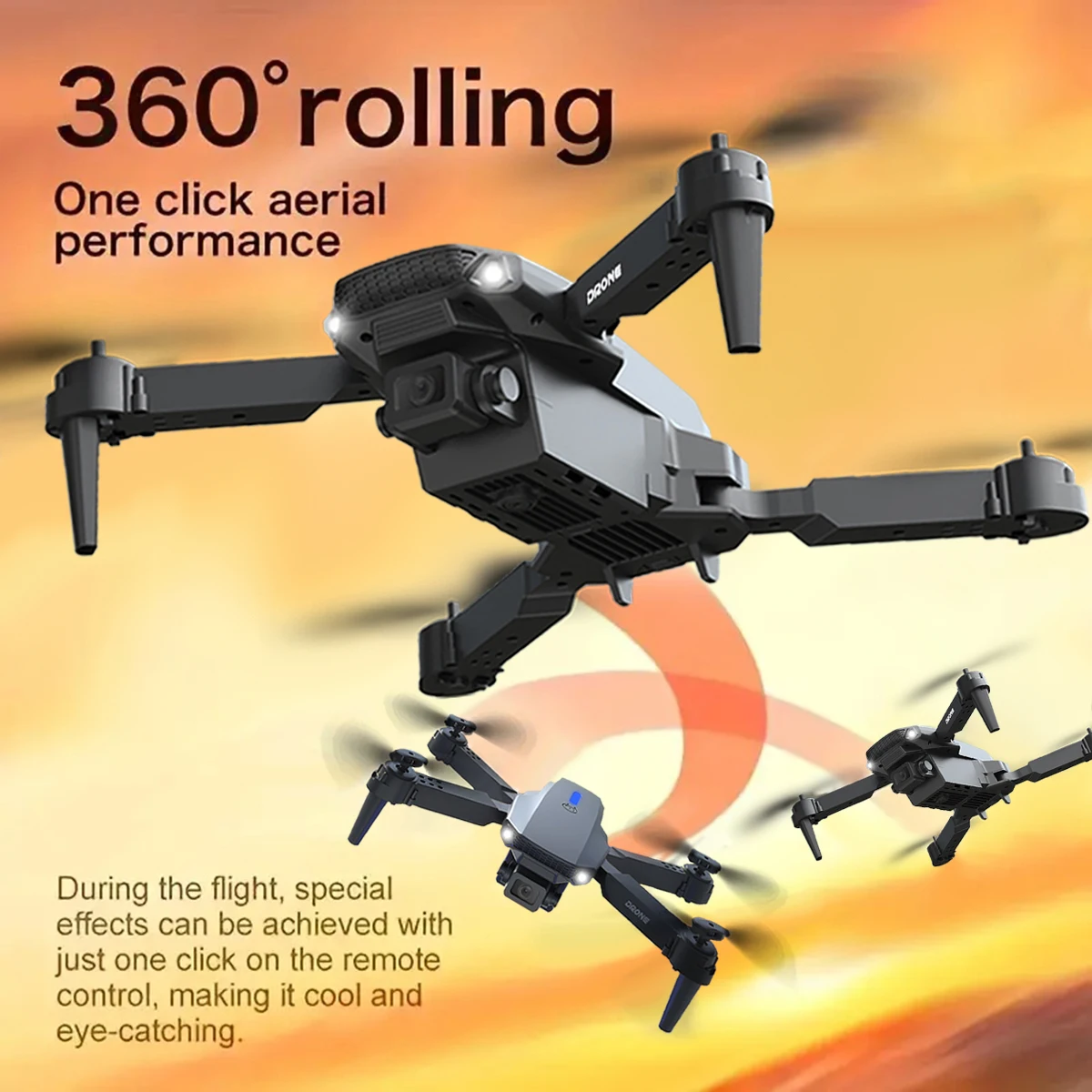 Smart Foldable Drone for Starters: Gesture Recognition, Voice Control, HD Camera, Optical Flow Hover, One - Click Stunts, 40M Re
Smart Foldable Drone for Starters: Gesture Recognition, Voice Control, HD Camera, Optical Flow Hover, One - Click Stunts, 40M Re
