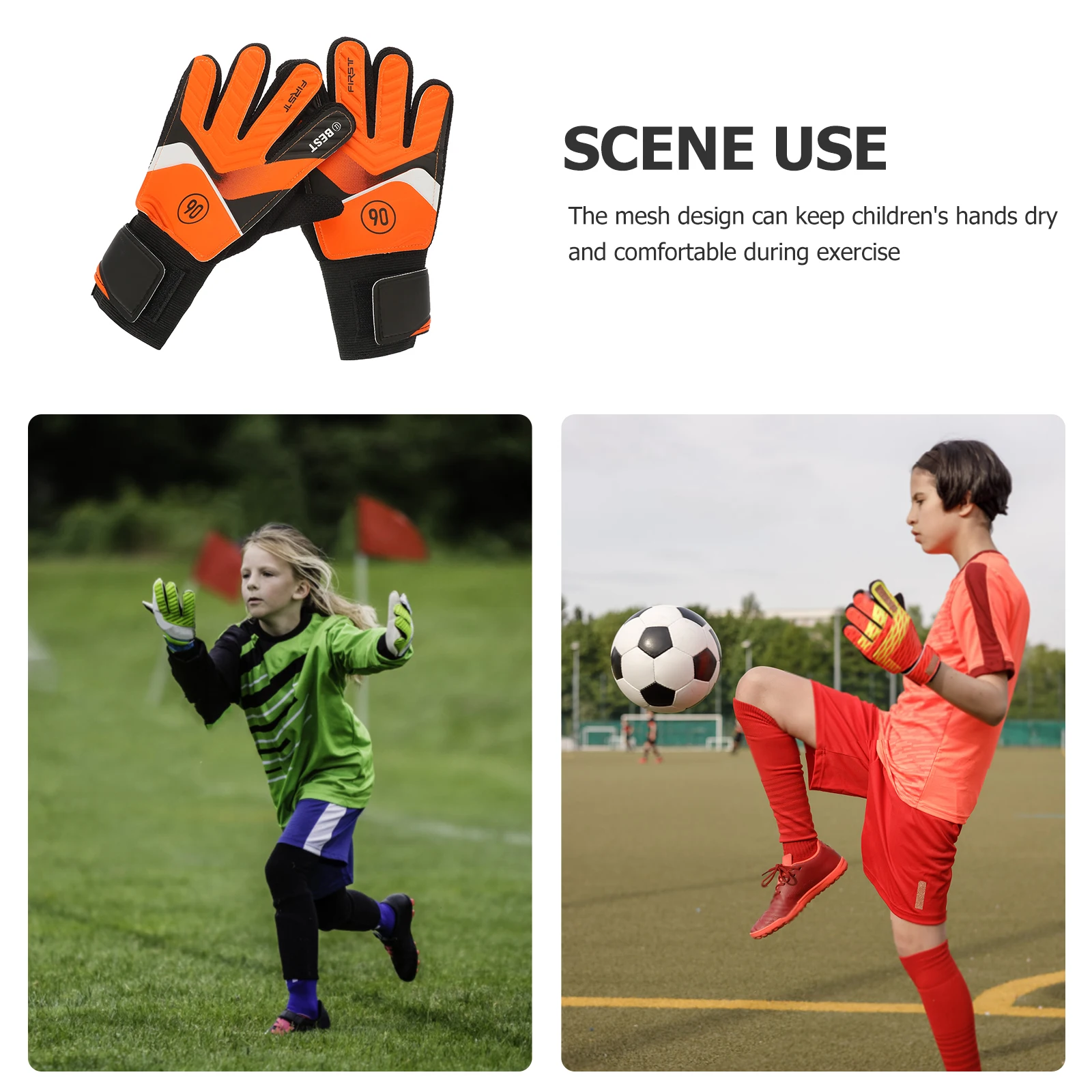 Goalkeeper Gloves Anti collision Soccer Kids Football Sports Accessories Training Hand Protector Wear resisting Palm PU
Goalkeeper Gloves Anti collision Soccer Kids Football Sports Accessories Training Hand Protector Wear resisting Palm PU