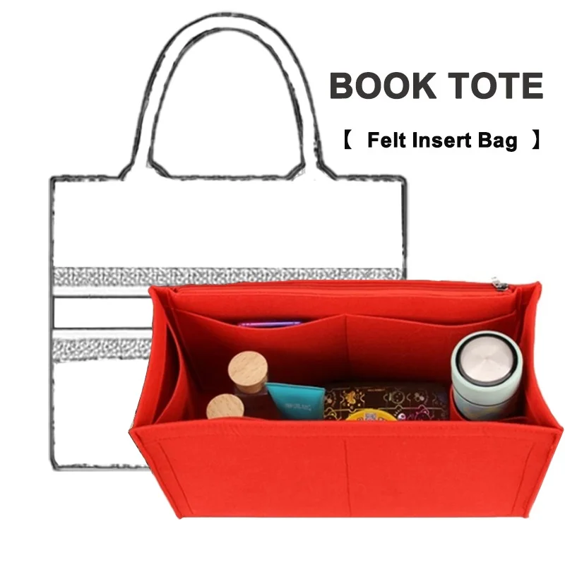 Fits For BOOK TOTE Felt Cloth Insert Bag Organizer Makeup Handbag Travel Inner Purse Portable Cosmetic Bags
Fits For BOOK TOTE Felt Cloth Insert Bag Organizer Makeup Handbag Travel Inner Purse Portable Cosmetic Bags