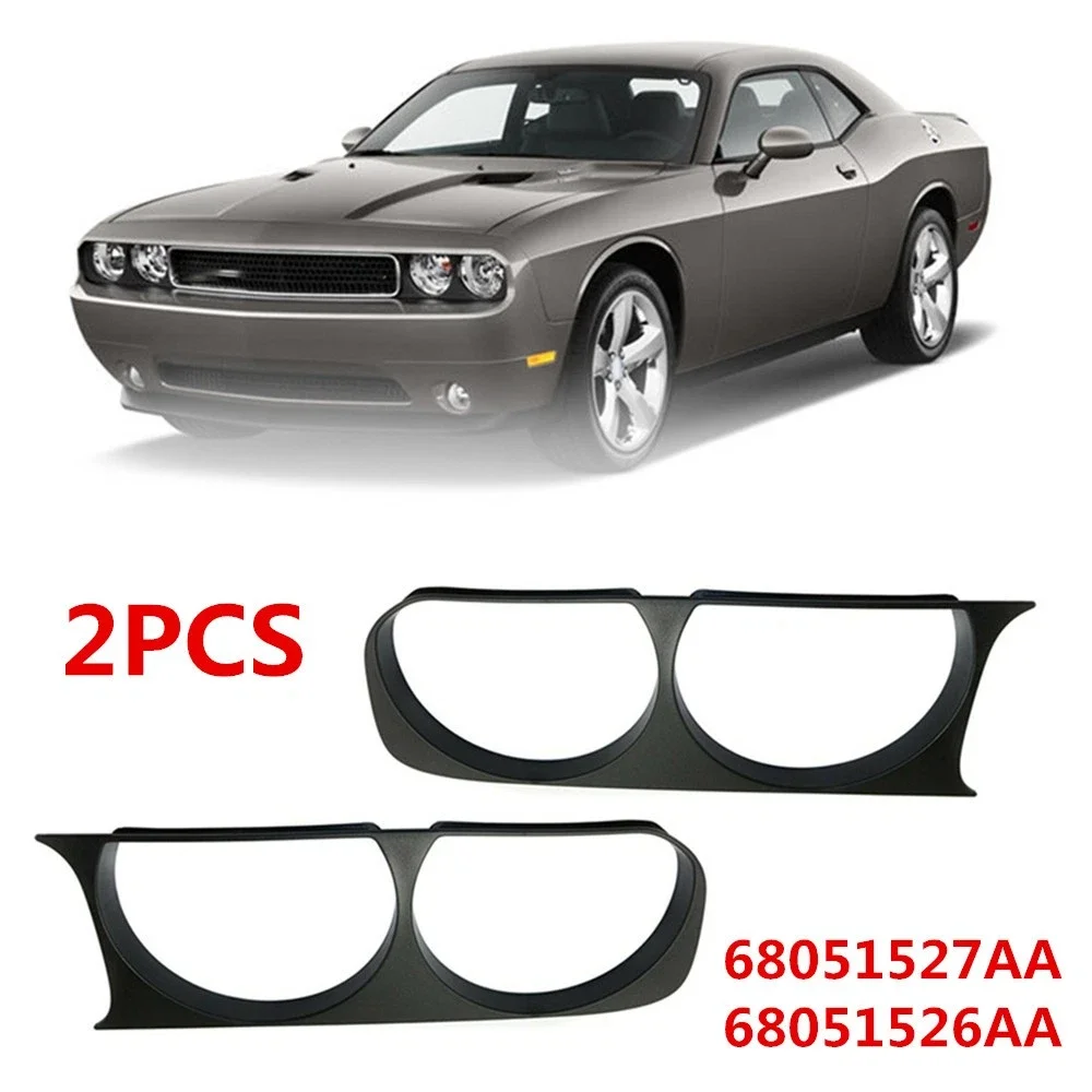 For Dodge Challenger 2008 2009 2010 2011 2012 2013 2014 2PCS Car Front Headlight Lamp Bezel Trim Black 68051526AA 68051527AA
For Dodge Challenger 2008 2009 2010 2011 2012 2013 2014 2PCS Car Front Headlight Lamp Bezel Trim Black 68051526AA 68051527AA