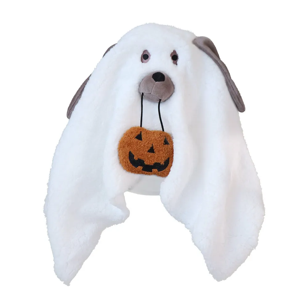 Забавная милая подушка для собаки-призрака, белая полипропиленовая хлопковая подушка для подарка на Хэллоуин, украшение для комнаты, подушка для спальни 
Забавная милая подушка для собаки-призрака, белая полипропиленовая хлопковая подушка для подарка на Хэллоуин, украшение для комнаты, подушка для спальни