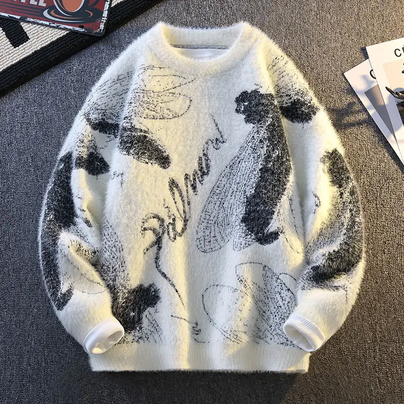 Faionable round Ne Loose Men's Sweater Simple Base Layer Korean Sle Inner Wear Casual Knitted irt for Youth
Faionable round Ne Loose Men's Sweater Simple Base Layer Korean Sle Inner Wear Casual Knitted irt for Youth