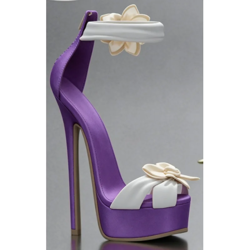 Purple Flower Hollow Platform Sandals Peep Toe Thin High Heel Fashion Sexy Summer Big Size 2025 Woman Shoes Zapatillas Mujer
Purple Flower Hollow Platform Sandals Peep Toe Thin High Heel Fashion Sexy Summer Big Size 2025 Woman Shoes Zapatillas Mujer