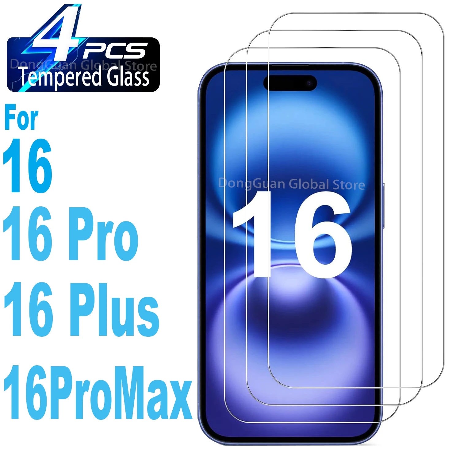 For iPhone 16 / 16 Pro / 16 Pro Max / 16 Plus Tempered Glass Screen Protector Glass Film
For iPhone 16 / 16 Pro / 16 Pro Max / 16 Plus Tempered Glass Screen Protector Glass Film