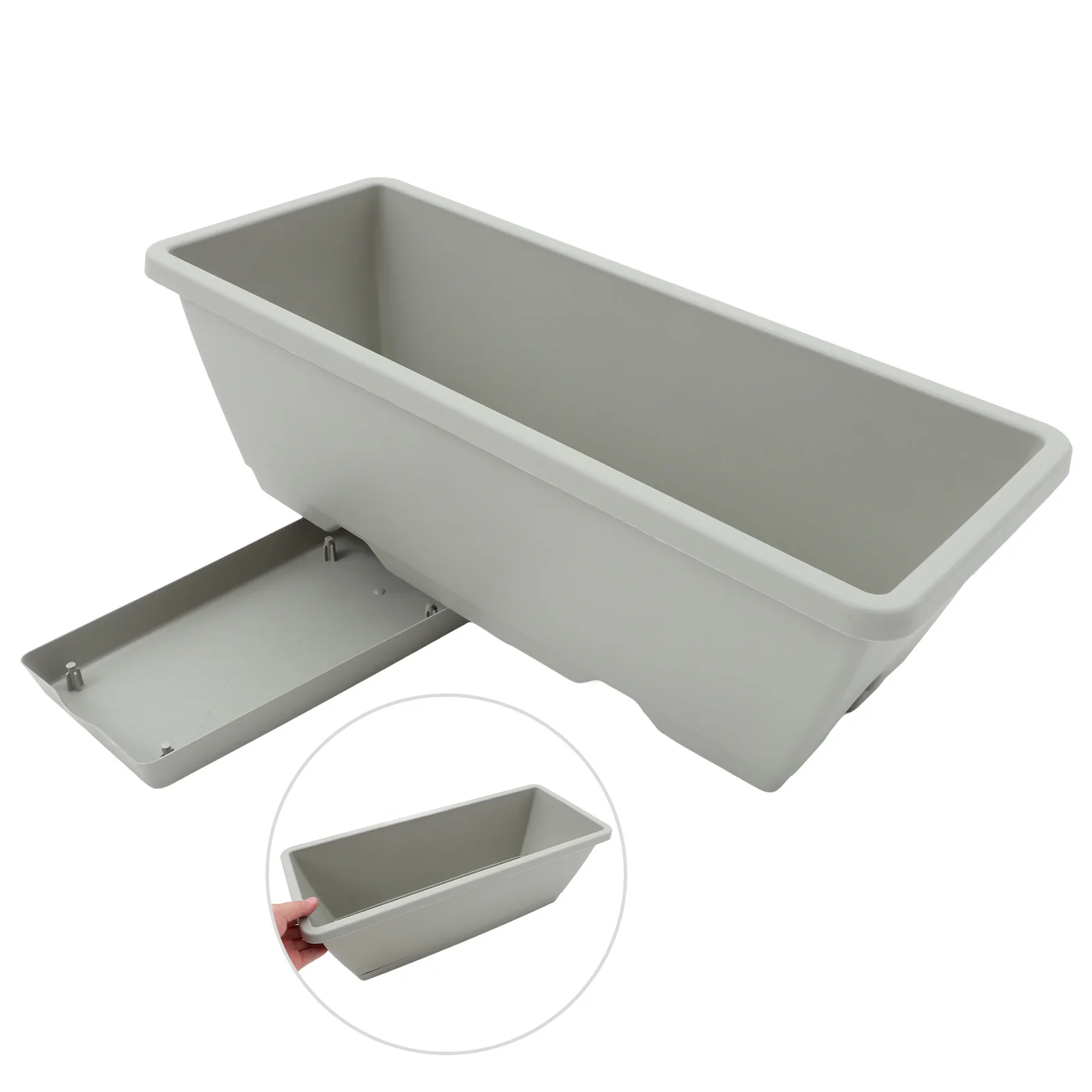 4Sets Window Box Planter Rectangular Flower Pot for Garden Succulents Indoor Outdoor Planting Holder Window Box Planter
4Sets Window Box Planter Rectangular Flower Pot for Garden Succulents Indoor Outdoor Planting Holder Window Box Planter