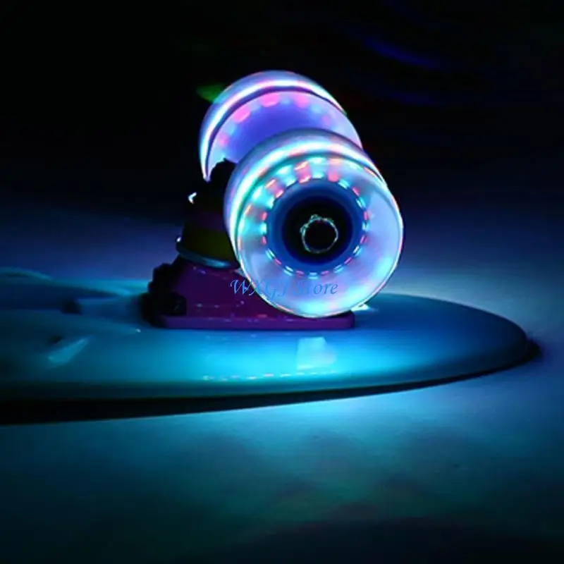 37JE 22inch Complete Mini Cruiser Skateboard Flashing Fish Skate Board for Adults Kids Teens
37JE 22inch Complete Mini Cruiser Skateboard Flashing Fish Skate Board for Adults Kids Teens
