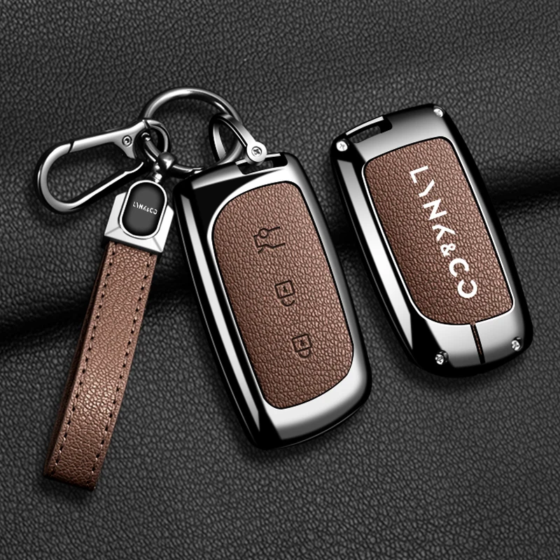 Car Zinc Alloy Leather Key Case Cover For LYNK&CO Z10 Z20 900 Ultra Max Pro Remote Bag Protector Shell Fob Keychain Accessories
Car Zinc Alloy Leather Key Case Cover For LYNK&CO Z10 Z20 900 Ultra Max Pro Remote Bag Protector Shell Fob Keychain Accessories