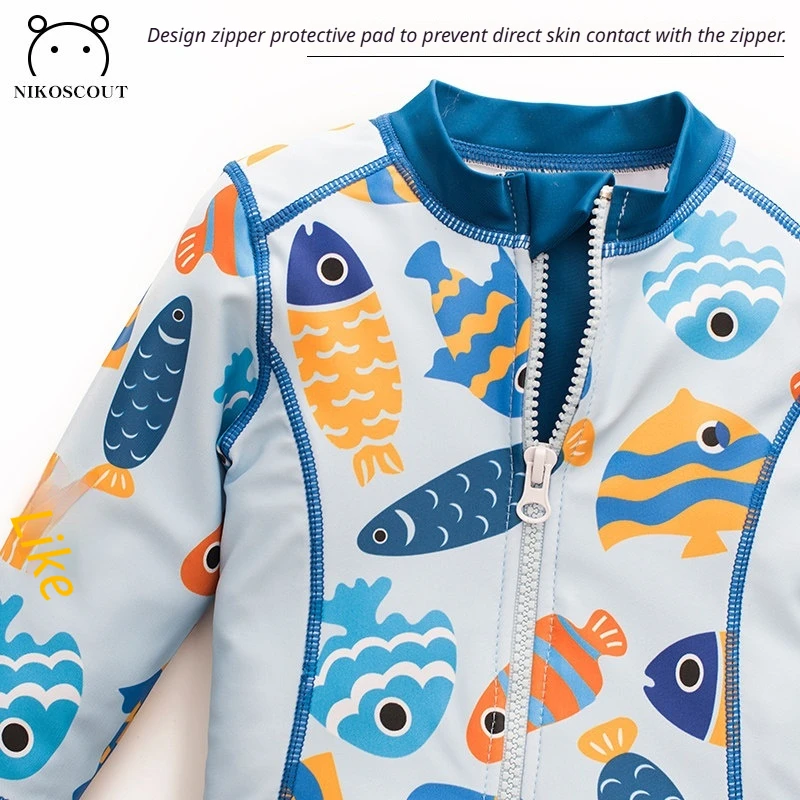 Children's A-class male treasure 2-year-old one-piece sunscreen long sleeved medium and large children's quick drying swimsuit
Children's A-class male treasure 2-year-old one-piece sunscreen long sleeved medium and large children's quick drying swimsuit