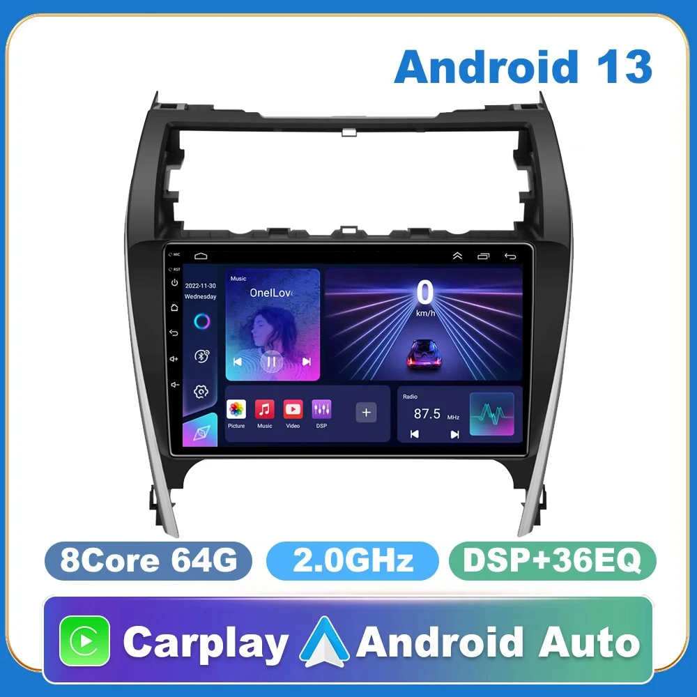 10.1INCH Car Radio For TOYOTA CAMRY 7 XV 50 55 2012 2013 2014 Multimedia Bluetooth Car Intelligent Systems Wireless Carplay
10.1INCH Car Radio For TOYOTA CAMRY 7 XV 50 55 2012 2013 2014 Multimedia Bluetooth Car Intelligent Systems Wireless Carplay