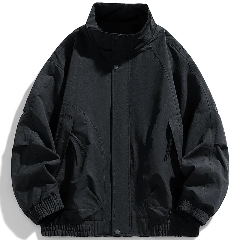 2026 Men's American Stand Collar Jacket Casual Windbreaker Outwear Waterproof Techwear Spring Autumn Windproof Jacket New
2026 Men's American Stand Collar Jacket Casual Windbreaker Outwear Waterproof Techwear Spring Autumn Windproof Jacket New