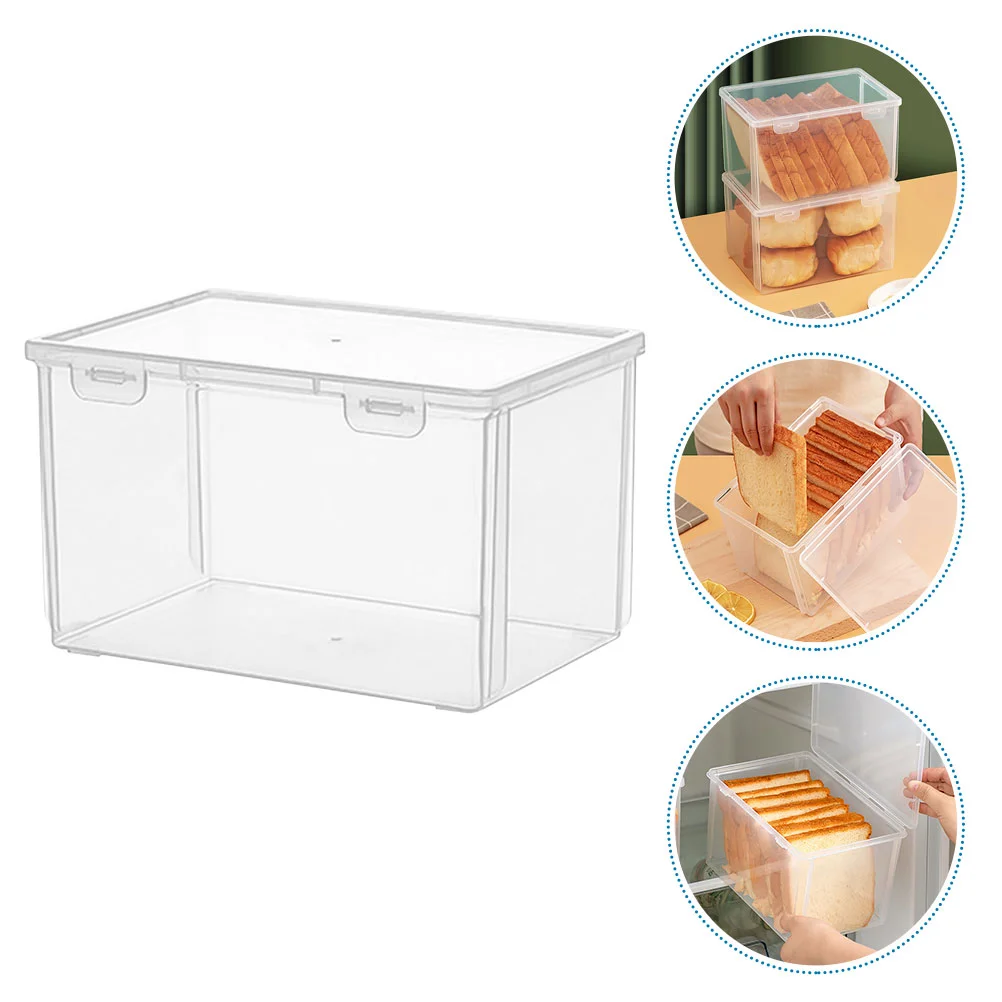 Cake Household Fresh-keeping Food-grade Transparent Plastic Toast Bread Storage Box Containers for Basket Pp Loaf
Cake Household Fresh-keeping Food-grade Transparent Plastic Toast Bread Storage Box Containers for Basket Pp Loaf
