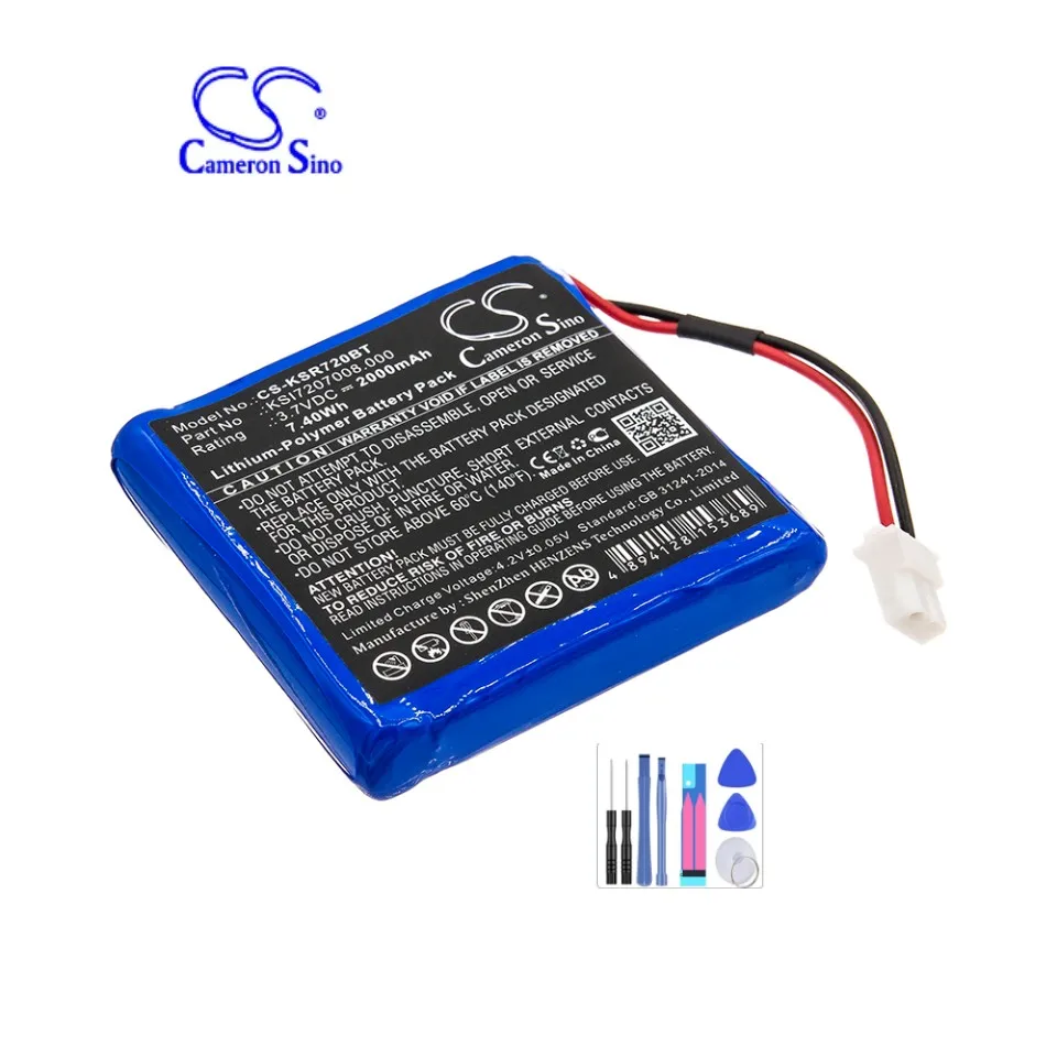 Alarm System Battery For Ksenia:KSI7207008.000,Radius Indoor Siren,Duo wireless repeater,2000mAh / 7.40Wh--Li-Polymer--3.70V
Alarm System Battery For Ksenia:KSI7207008.000,Radius Indoor Siren,Duo wireless repeater,2000mAh / 7.40Wh--Li-Polymer--3.70V
