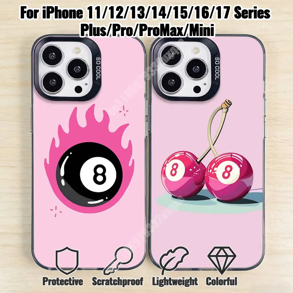 Black 8 Billiards Ball Phone Case for iPhone 17 16 15 Max Mini 14 13 Pro Plus 12 11 X XS Air IMD Cover
Black 8 Billiards Ball Phone Case for iPhone 17 16 15 Max Mini 14 13 Pro Plus 12 11 X XS Air IMD Cover
