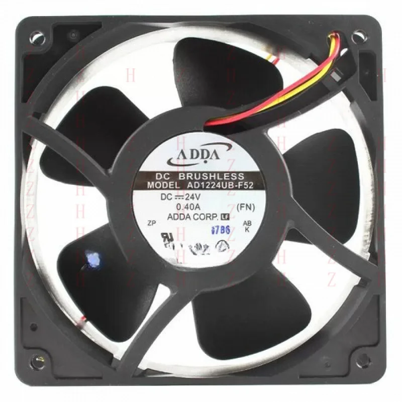 XXZ for ADDA 3-wire AD1224UB-F52 12038 12CM 24V 0.40A Inverter Cooling Fan
XXZ for ADDA 3-wire AD1224UB-F52 12038 12CM 24V 0.40A Inverter Cooling Fan