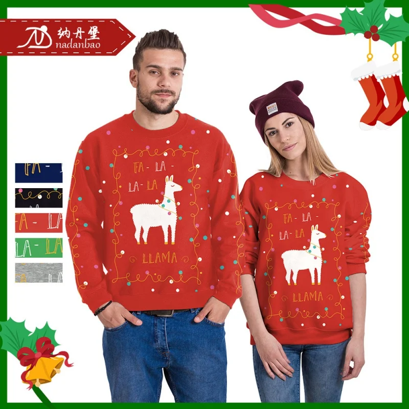 Christmas hoodie for lovers digital print Vicuna round neck loose hoodie for lovers fashion holiday casual comfortable hoodie
Christmas hoodie for lovers digital print Vicuna round neck loose hoodie for lovers fashion holiday casual comfortable hoodie