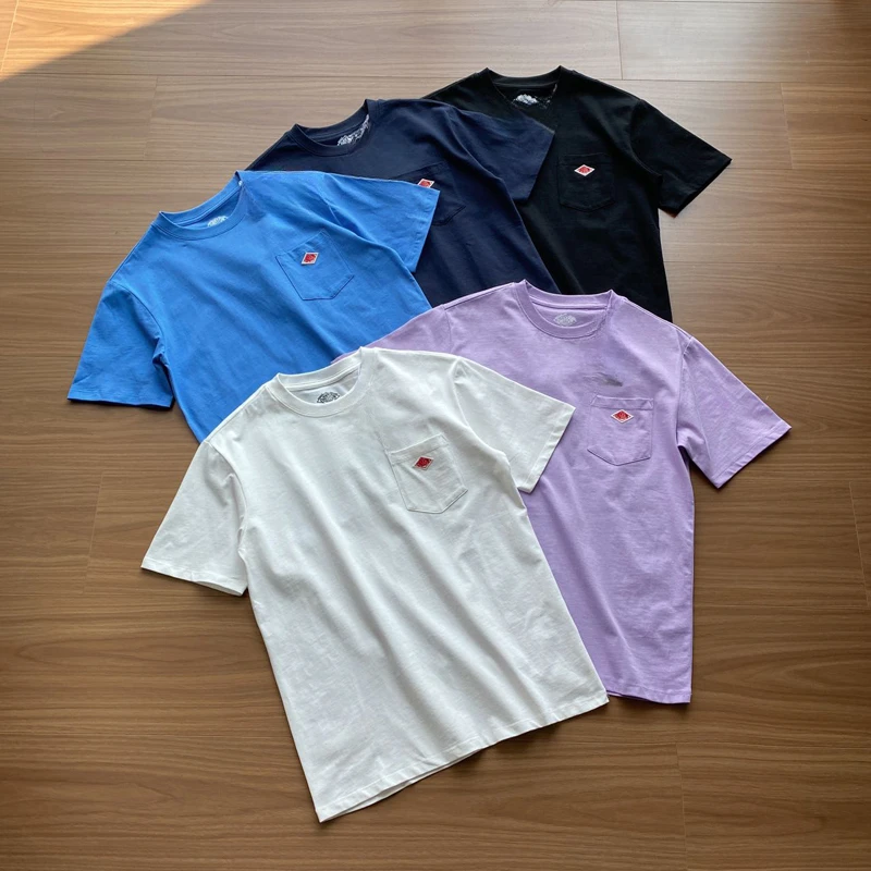Danton Chest Pockets Embroidery Diamond Red Label T Shirt Men Women High Quality Casual Short Sleeve Tops Tee Japan
Danton Chest Pockets Embroidery Diamond Red Label T Shirt Men Women High Quality Casual Short Sleeve Tops Tee Japan