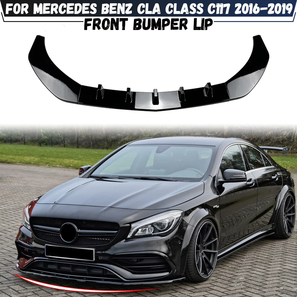 For Mercedes Benz CLA Class C117 2016 2017 2018 2019 CLA200 260 CLA45 Front Bumper Lip Splitter Spoiler Diffuser Bodykits
For Mercedes Benz CLA Class C117 2016 2017 2018 2019 CLA200 260 CLA45 Front Bumper Lip Splitter Spoiler Diffuser Bodykits