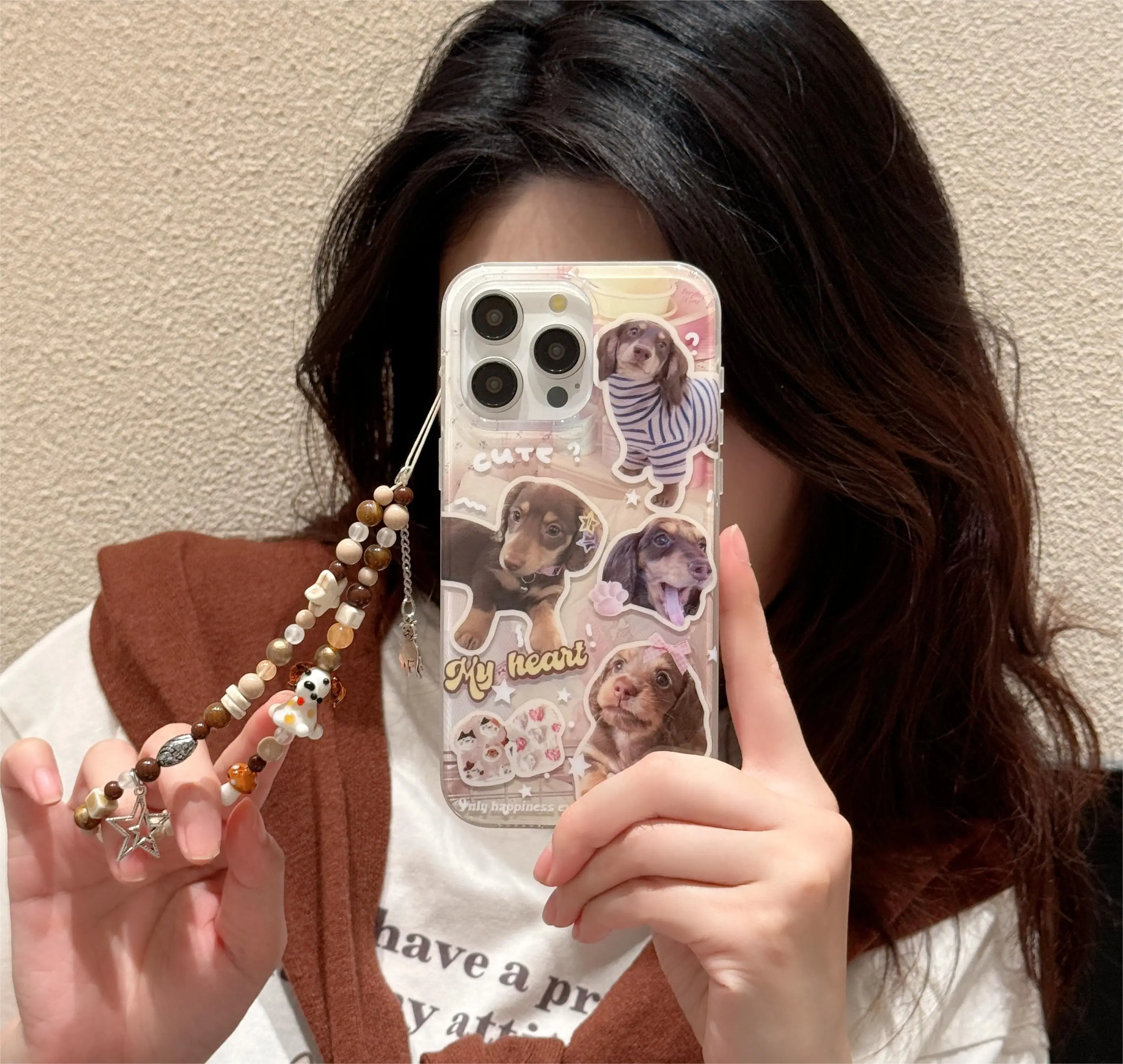 For Iphone 11 12 13 14 15 Pro Max Phone Case INS Korea Japan Cute Cream Puppy Full Coverage Phone Cover
For Iphone 11 12 13 14 15 Pro Max Phone Case INS Korea Japan Cute Cream Puppy Full Coverage Phone Cover