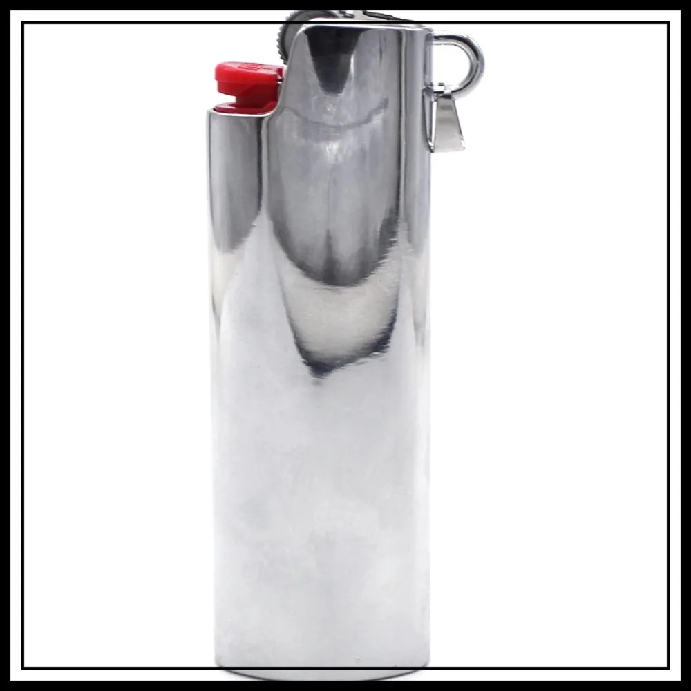 Metal Lighter Case Cover Reusable for Bic Regular Lighters Sleeve Holder with Ring Necklace Accessories
Metal Lighter Case Cover Reusable for Bic Regular Lighters Sleeve Holder with Ring Necklace Accessories