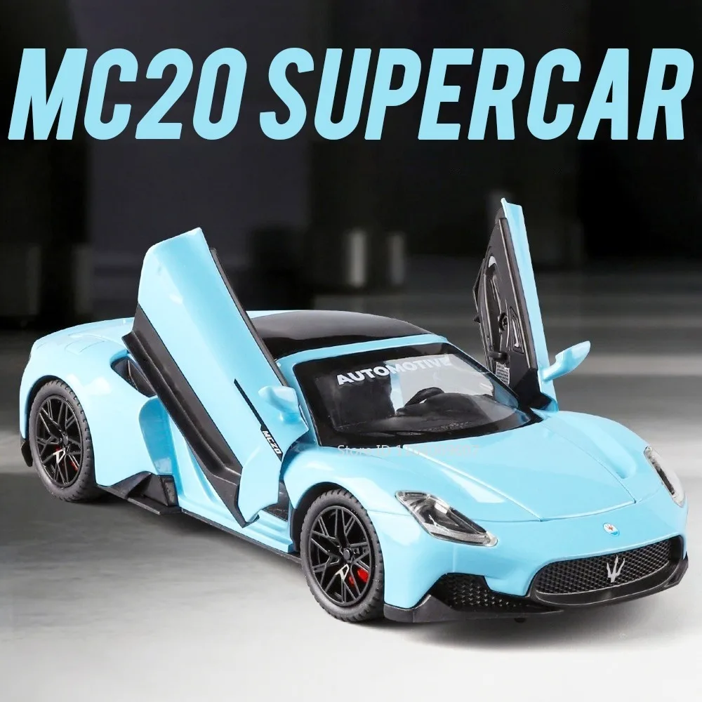 1:24 Scale MC20 GT2 Model Toy Supercar Metal Diecast Shock Absorption Doors Opened Pull Back Rubber Tires Simulation Sports Cars
1:24 Scale MC20 GT2 Model Toy Supercar Metal Diecast Shock Absorption Doors Opened Pull Back Rubber Tires Simulation Sports Cars
