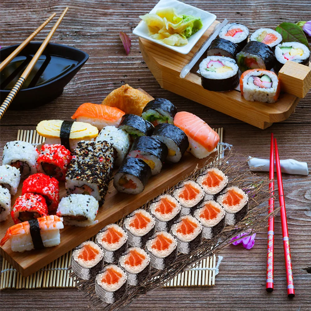 2 PCS Bamboo Sushi Arrangement Table Decorations Decorate Japanese Accessoris Accessories Sashimi Background Restaurant Desk
2 PCS Bamboo Sushi Arrangement Table Decorations Decorate Japanese Accessoris Accessories Sashimi Background Restaurant Desk