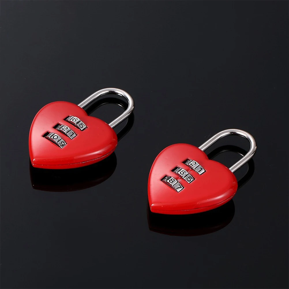 2PCS Heart Shape Code Lock Password Locks Luggage Padlock Sweet Lovely 3 Combination for Travel Suitcase
2PCS Heart Shape Code Lock Password Locks Luggage Padlock Sweet Lovely 3 Combination for Travel Suitcase