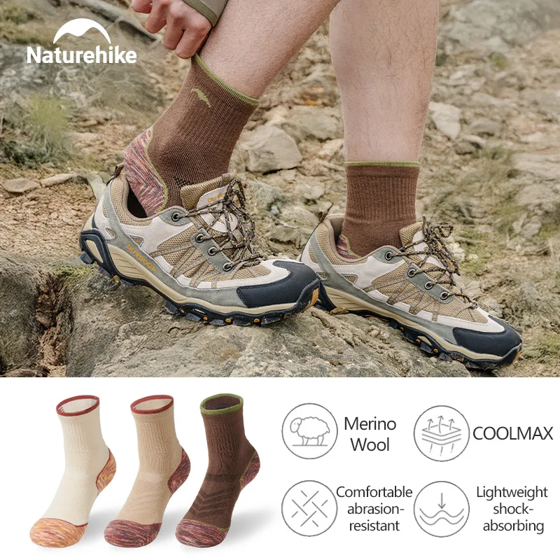 Naturehike Sports Socks Men's Women's Outdoor Socks Wear-resistant High Elastic Moisture-wicking Quick-drying Breathable Socks
Naturehike Sports Socks Men's Women's Outdoor Socks Wear-resistant High Elastic Moisture-wicking Quick-drying Breathable Socks