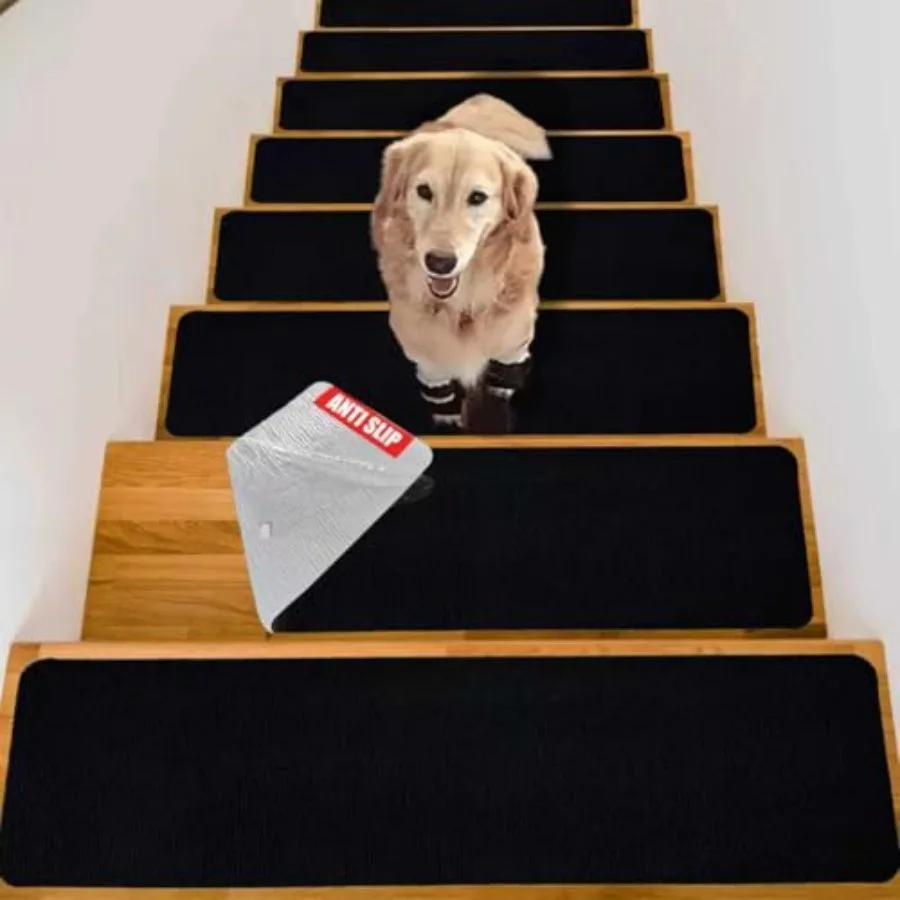 Nonslip Stair Treads Wooden Steps, 15 PCS 30" x 8" Safety Rug Slip Resistant Runner with Reusable Adhesive, Carpet Landing Mat
Nonslip Stair Treads Wooden Steps, 15 PCS 30" x 8" Safety Rug Slip Resistant Runner with Reusable Adhesive, Carpet Landing Mat