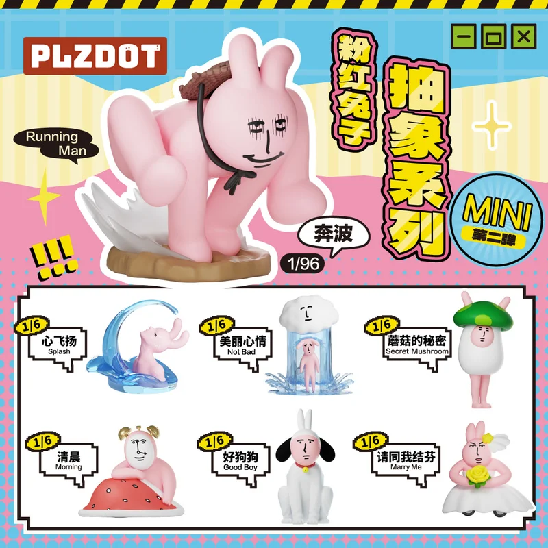 Official Plzdot My Friend Rabbit Abstract Series V2 Mini Blind Box 6cm Pink Rabbit Figure Animal Model Desk Decor Halloween Gift
Official Plzdot My Friend Rabbit Abstract Series V2 Mini Blind Box 6cm Pink Rabbit Figure Animal Model Desk Decor Halloween Gift