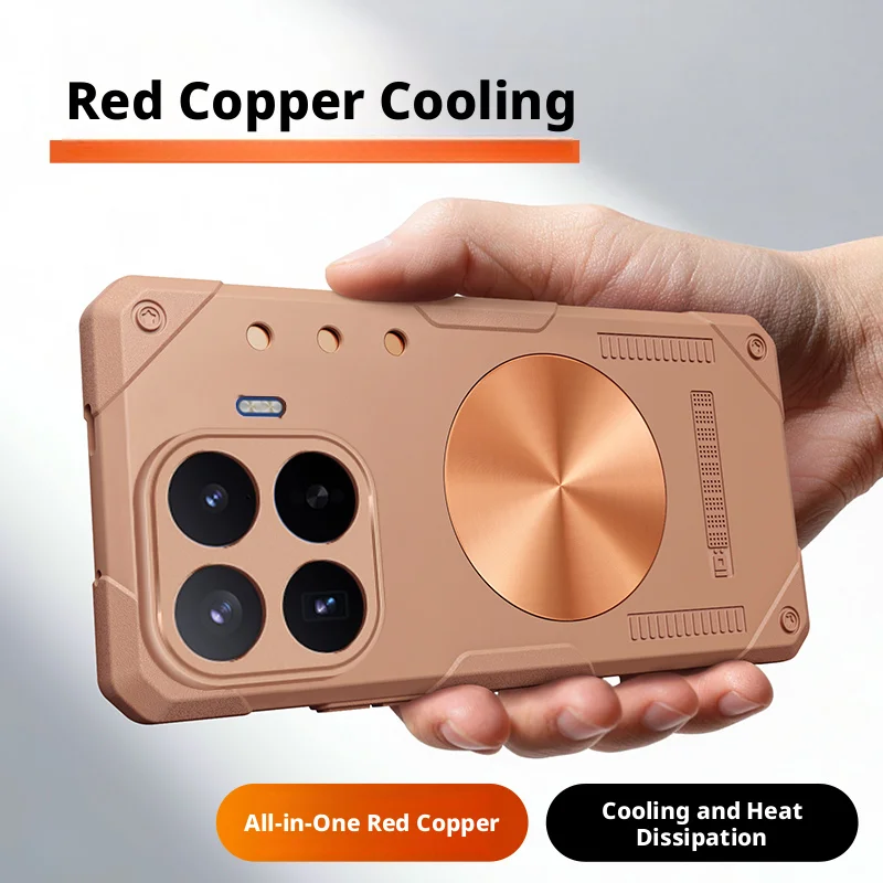 Ice Armor Copper Cooling Phone Case For Xiaomi 17T/17T Pro Heat Dissipation Drop-proof Soft TPU Case for Gamers Gaming
Ice Armor Copper Cooling Phone Case For Xiaomi 17T/17T Pro Heat Dissipation Drop-proof Soft TPU Case for Gamers Gaming