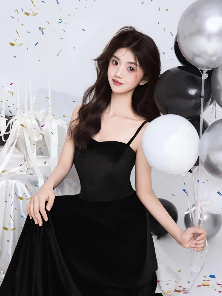2026 New Black Birthday Dress Korean Style Sweet Cool Princess Wealthy Miss Atmosphere Personal Photography Costume Stage Cos...
2026 New Black Birthday Dress Korean Style Sweet Cool Princess Wealthy Miss Atmosphere Personal Photography Costume Stage Cos...