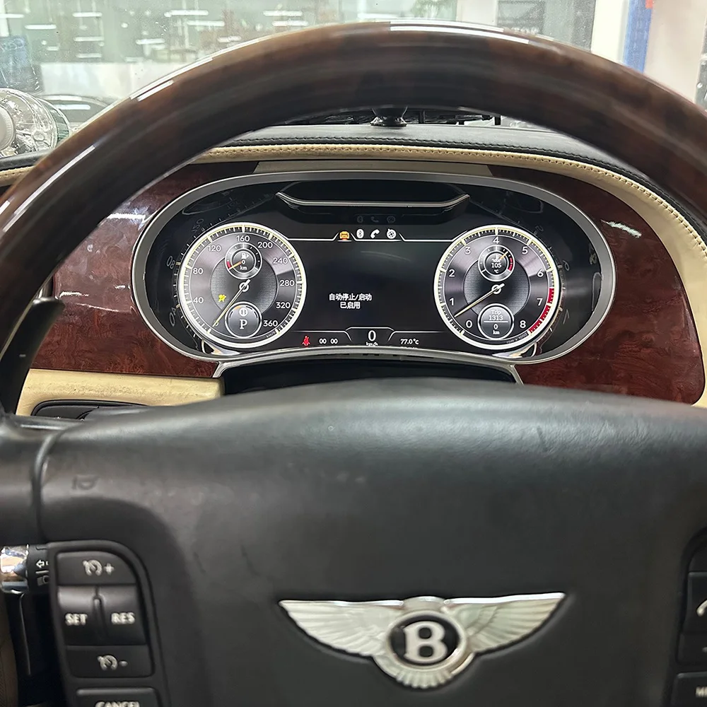 12.3 Inch Car LCD Dashboard For Bentley Continental GT 2005 -2019 Auto Digital Cluster Virtual Cockpit Speedometer New Upgrade
12.3 Inch Car LCD Dashboard For Bentley Continental GT 2005 -2019 Auto Digital Cluster Virtual Cockpit Speedometer New Upgrade