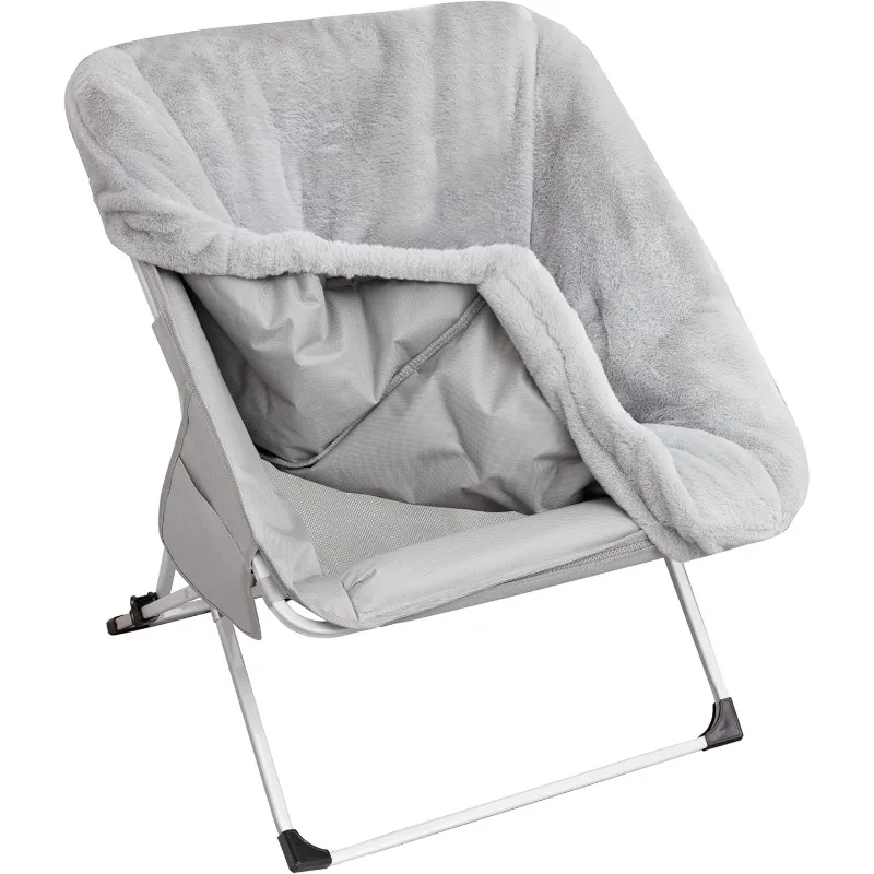 Comfy Folding Saucer Chair for All Seasons,Removal Faux Fur Soft Chair for Adults,Reading Chair for Living Room, Bedro
Comfy Folding Saucer Chair for All Seasons,Removal Faux Fur Soft Chair for Adults,Reading Chair for Living Room, Bedro