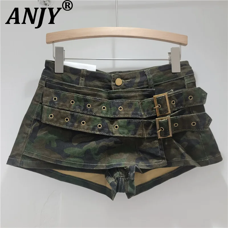 ANJY Summer New Women American Retro Denim Shorts Asymmetric Design Casual Hot Skirt Slimming Streetwear Y2K Chic Culottes A8895
ANJY Summer New Women American Retro Denim Shorts Asymmetric Design Casual Hot Skirt Slimming Streetwear Y2K Chic Culottes A8895