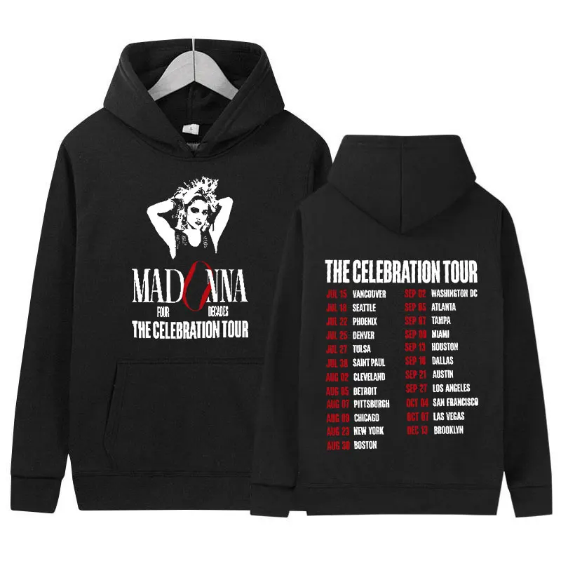 Singer Madonna The Celebration Tour 2024 Print Pullover Hoodie Men Women Vintage Fashion Oversized Sweatshirt Hip Hop Streetwear
Singer Madonna The Celebration Tour 2024 Print Pullover Hoodie Men Women Vintage Fashion Oversized Sweatshirt Hip Hop Streetwear