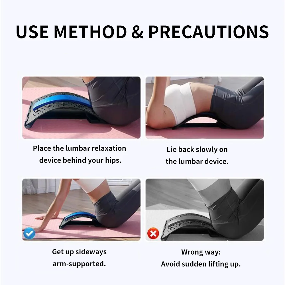 Back Stretcher Multi-Level Adjustable Massager Waist Neck Fitness Lumbar Cervical Spine Cervical Spine Support Massager Tools
Back Stretcher Multi-Level Adjustable Massager Waist Neck Fitness Lumbar Cervical Spine Cervical Spine Support Massager Tools