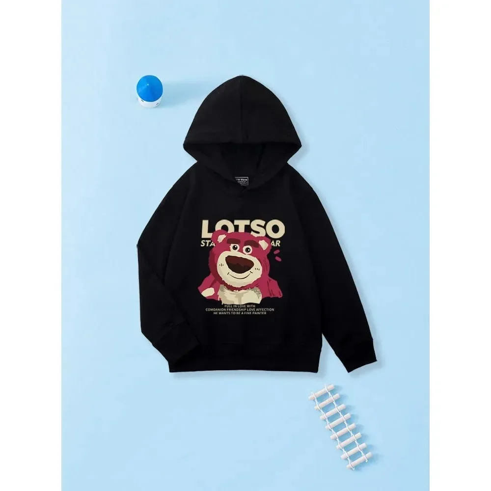 2024 Hot Sale Men Round Neck Pure Cotton Hoodie Autumn and Winter New Style Loose Female Baby Clothes Strawberry Bear Top
2024 Hot Sale Men Round Neck Pure Cotton Hoodie Autumn and Winter New Style Loose Female Baby Clothes Strawberry Bear Top