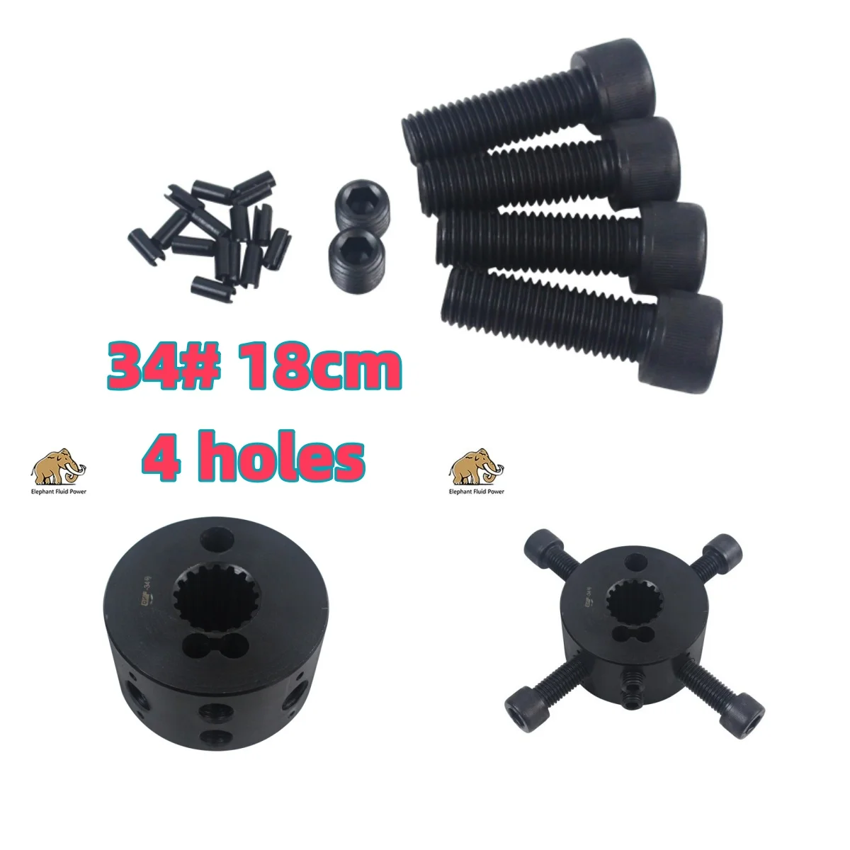 Good performance Excavator Repair parts Rubber Coupling Spline 34# 18cm 4 holes 17T 100*38*33.5*55
Good performance Excavator Repair parts Rubber Coupling Spline 34# 18cm 4 holes 17T 100*38*33.5*55