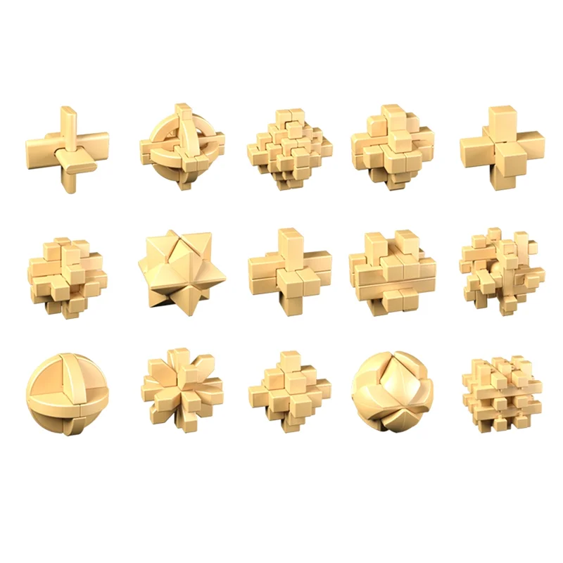 WOWFU-15Styles/Set Educational IQ Brain Teaser Educational For Kids Children Plastic Unlock Adult
WOWFU-15Styles/Set Educational IQ Brain Teaser Educational For Kids Children Plastic Unlock Adult