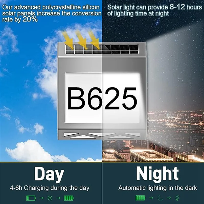 A23I-Waterproof Street Sign Solar Digital House Light Number Wall Light Address Sign Number Plate Suitable For Garden Easy To Us
A23I-Waterproof Street Sign Solar Digital House Light Number Wall Light Address Sign Number Plate Suitable For Garden Easy To Us