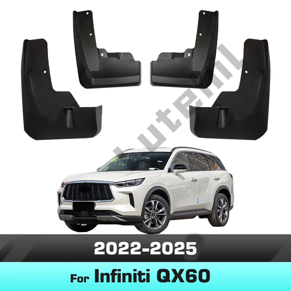 For Infiniti QX60 2022 2023 2024 2025 Fender Mudflaps Splash Guards Mudguards Mud Flaps car Accessories
For Infiniti QX60 2022 2023 2024 2025 Fender Mudflaps Splash Guards Mudguards Mud Flaps car Accessories