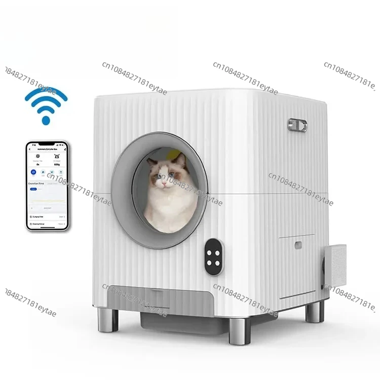 Intelligent Fully Automatic Cat Litter Box Enclosed Sensor Cabin with APP Camera Oversized Cat Toilet
Intelligent Fully Automatic Cat Litter Box Enclosed Sensor Cabin with APP Camera Oversized Cat Toilet