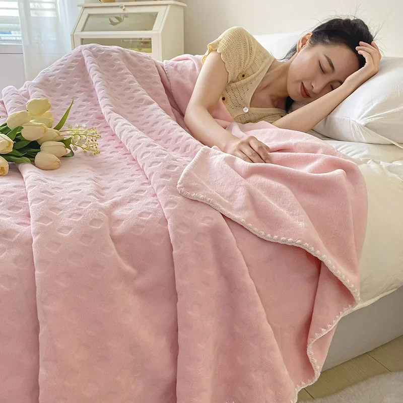 2024 new class A soft waxy stroking cats blanket four seasons air conditioning blanket waffle double layer composite blanket
2024 new class A soft waxy stroking cats blanket four seasons air conditioning blanket waffle double layer composite blanket