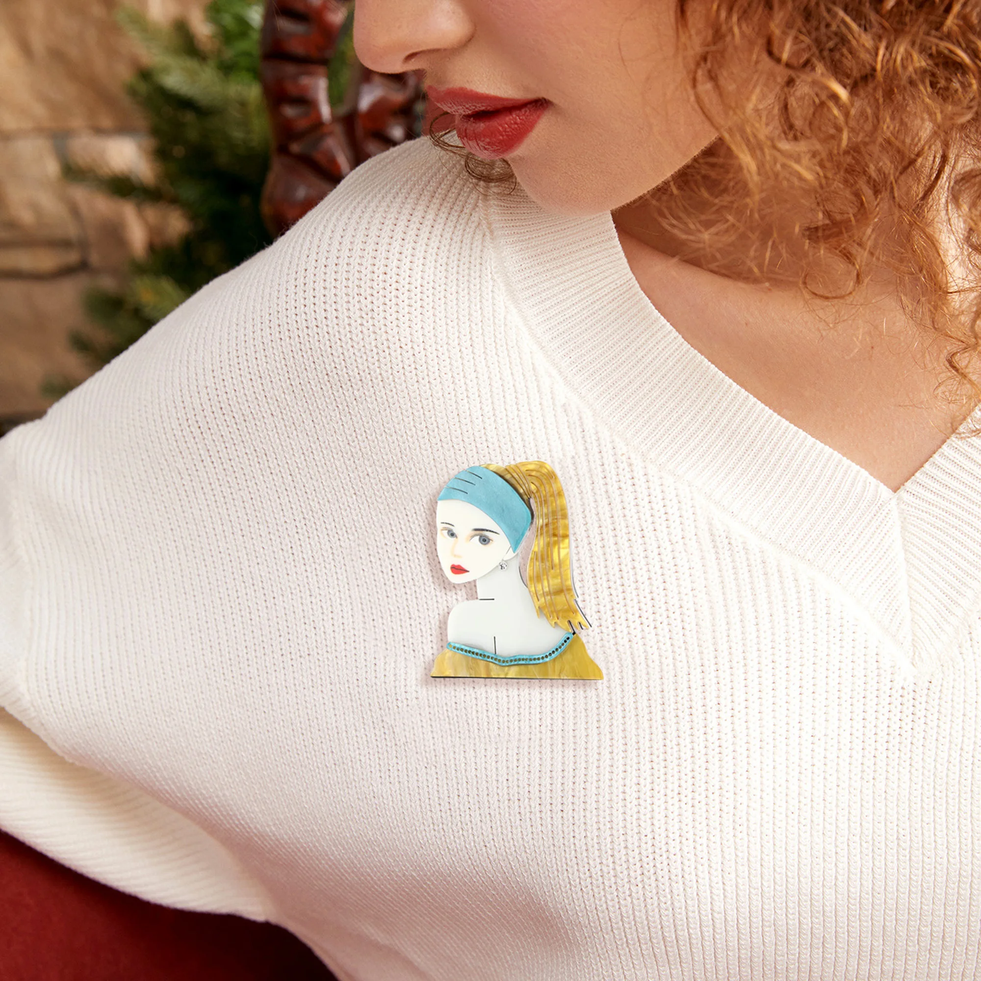 Fashion Acrylic Lady Brooch for Women Figure Pin Character Lapel Pins Keychain Event Party Gifts Jewelry Decoration Accessories
Fashion Acrylic Lady Brooch for Women Figure Pin Character Lapel Pins Keychain Event Party Gifts Jewelry Decoration Accessories