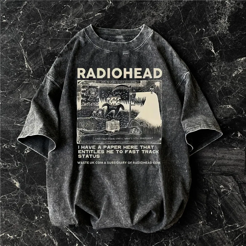 Washed and old summer new trendy retro letter printing t-shirt men's and women's loose street tops cool style
Washed and old summer new trendy retro letter printing t-shirt men's and women's loose street tops cool style