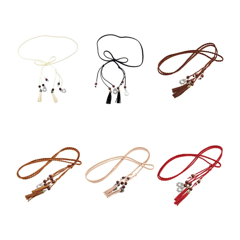 Braided Women Waist Belt Thin Bohemian Belts Beaded Fringe Decors Waist Belt Dropship
Braided Women Waist Belt Thin Bohemian Belts Beaded Fringe Decors Waist Belt Dropship