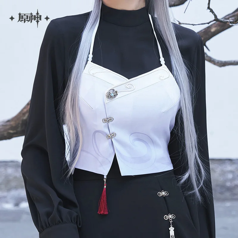 Pre-sale MiHoYo official Shen He Cosplay Costumes Genshin Impact Tops Vest Suit Role Playing Women's Shirt Set Cosplay Gift
Pre-sale MiHoYo official Shen He Cosplay Costumes Genshin Impact Tops Vest Suit Role Playing Women's Shirt Set Cosplay Gift